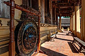 Vientiane, Laos - Wat Si Saket, detail of the open veranda around the sim. 